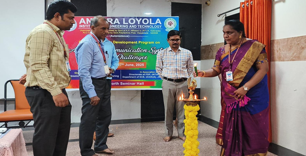 One Week FDP  on “Advanced Communication Systems and  Its’ Challenges”  from   23-06-25  to 27-06-25  : 