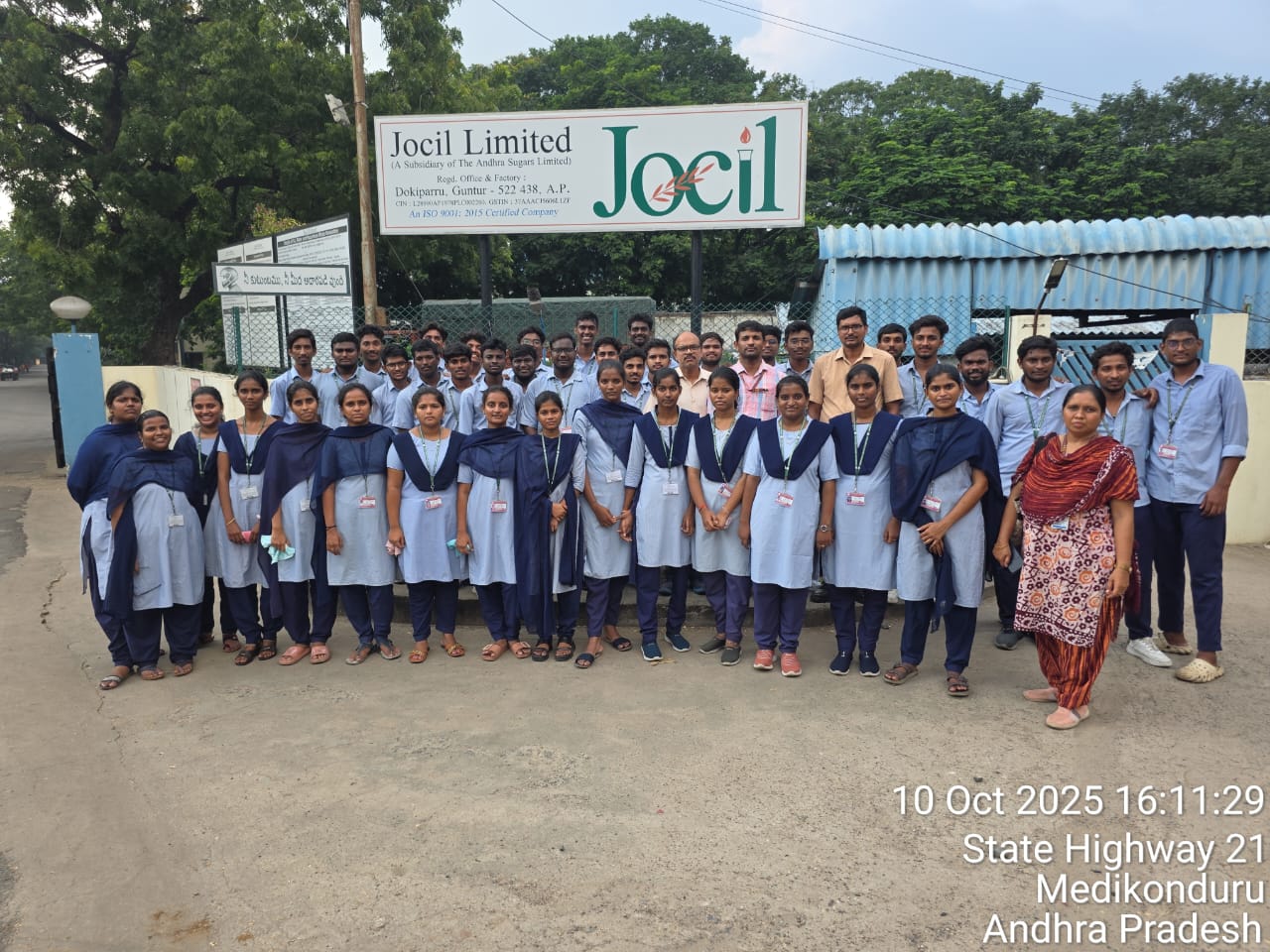 Industrial Visit to JOCIL