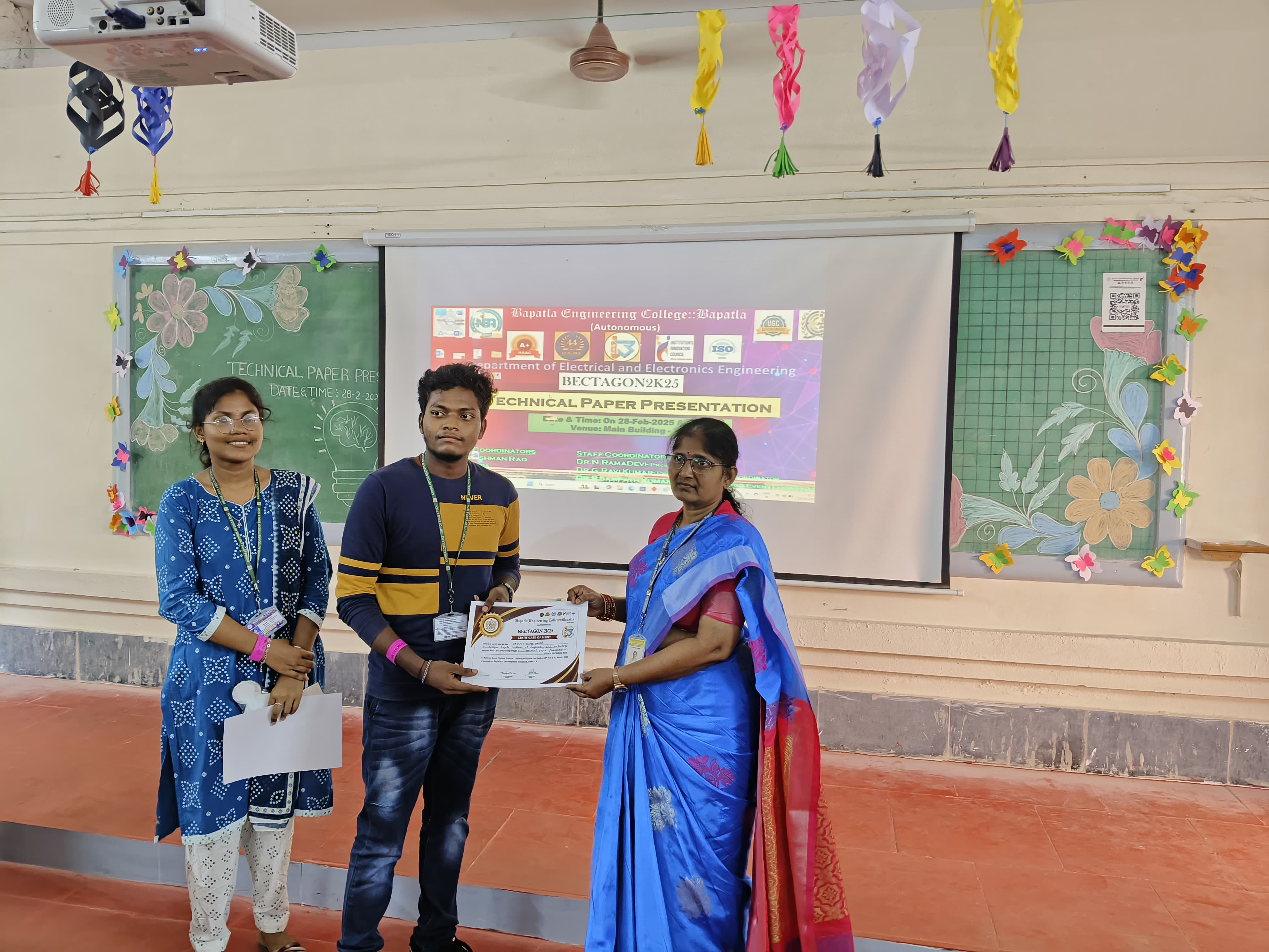 Student Presenting Technical Papers 