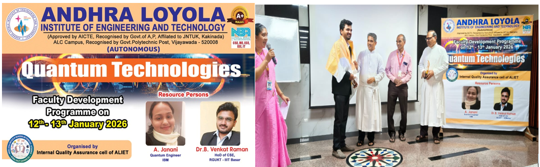 FDP on Quantum Technologies on 12th &13th Jan 2026