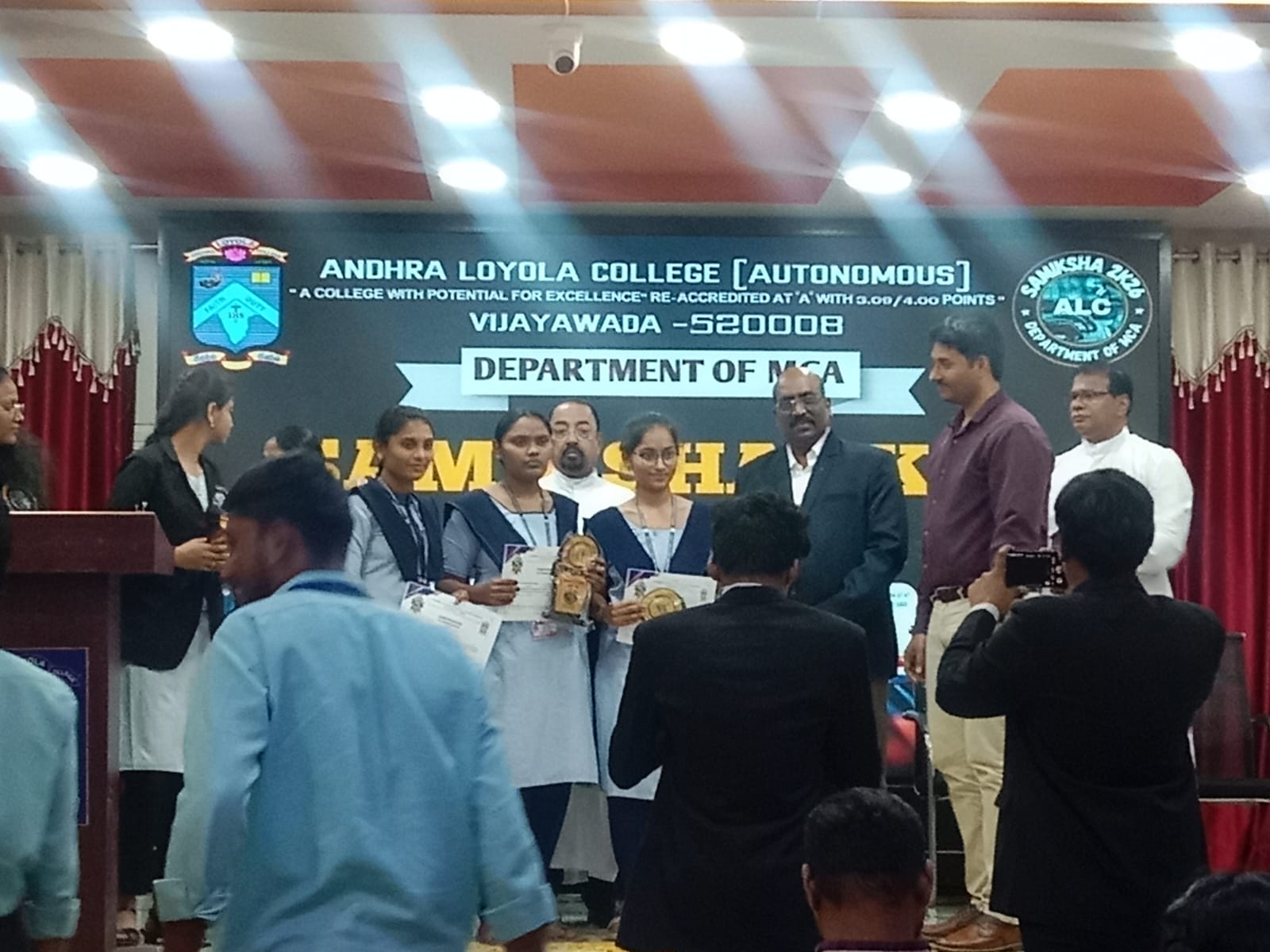 Our student winners at ALC in the Technical fest