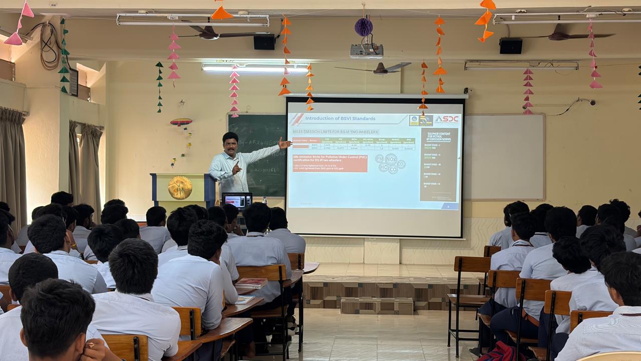 Guest Lecture on  BS6 TWO Wheeler Techology