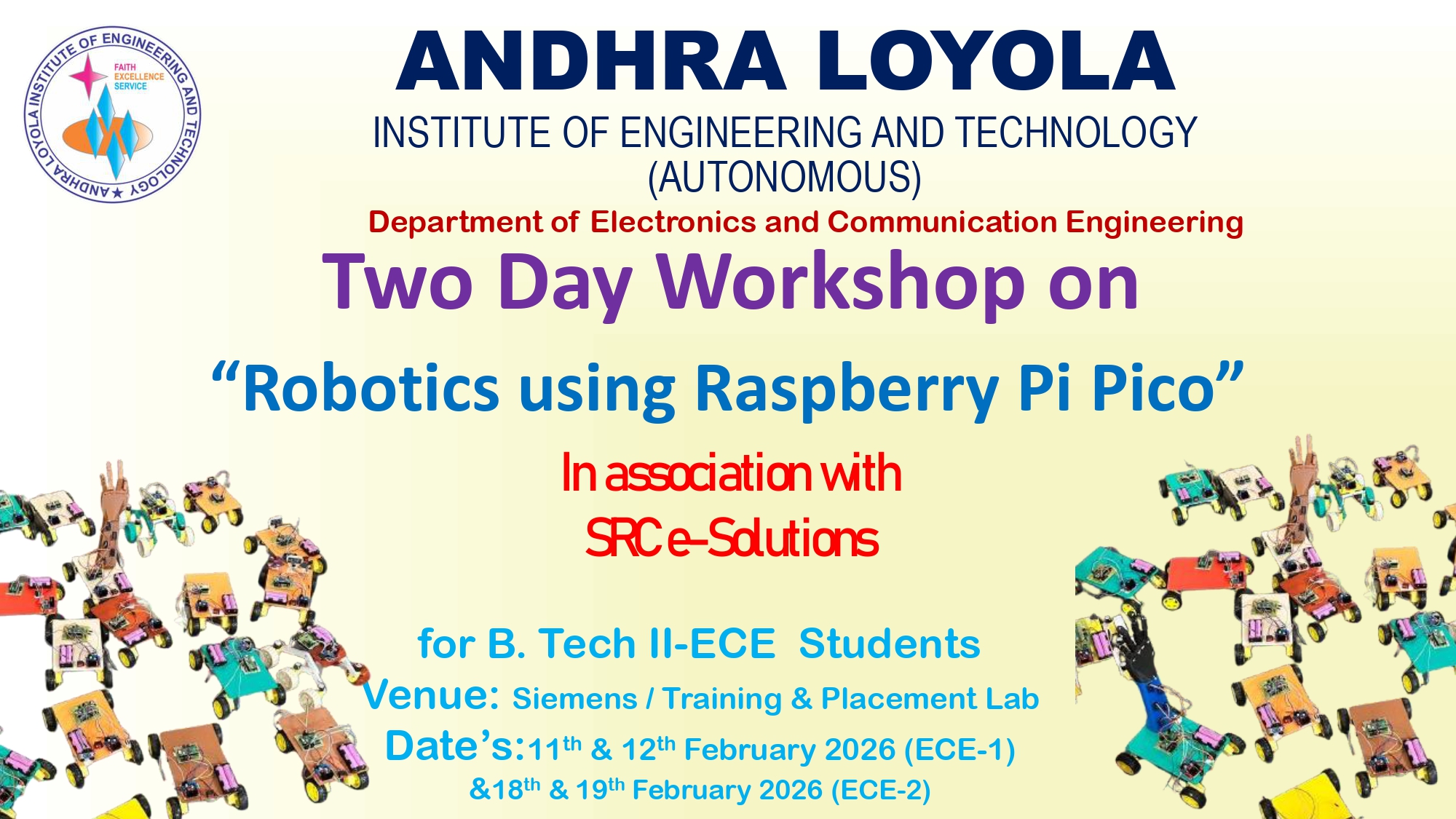 Workshop on Robotics using Raspberry Pi Pico
