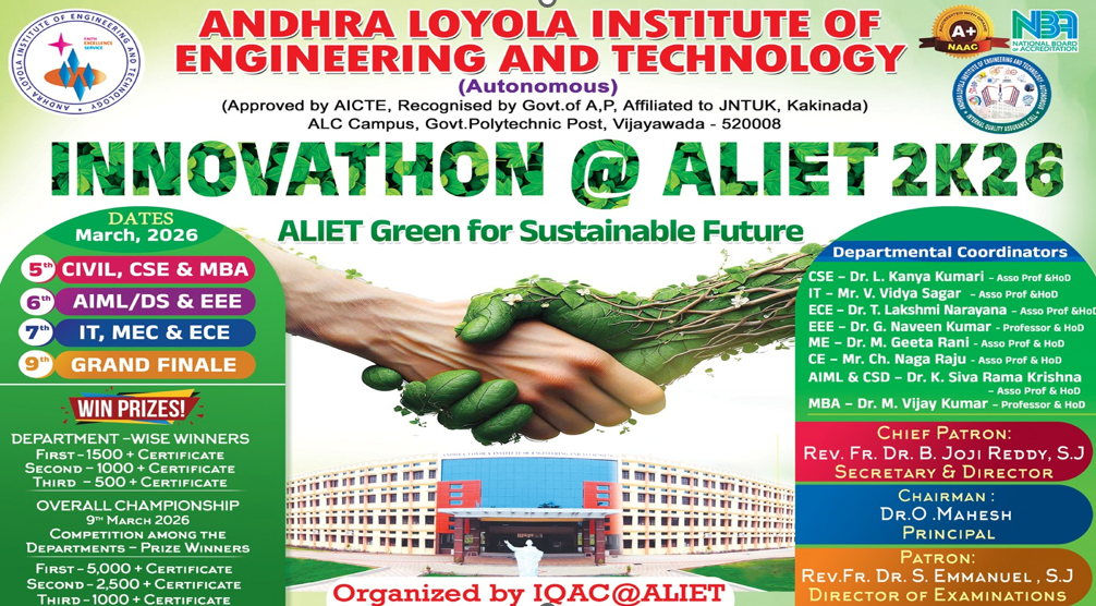 INNOVATHON 2K26 from 5th March to 9th March 2026