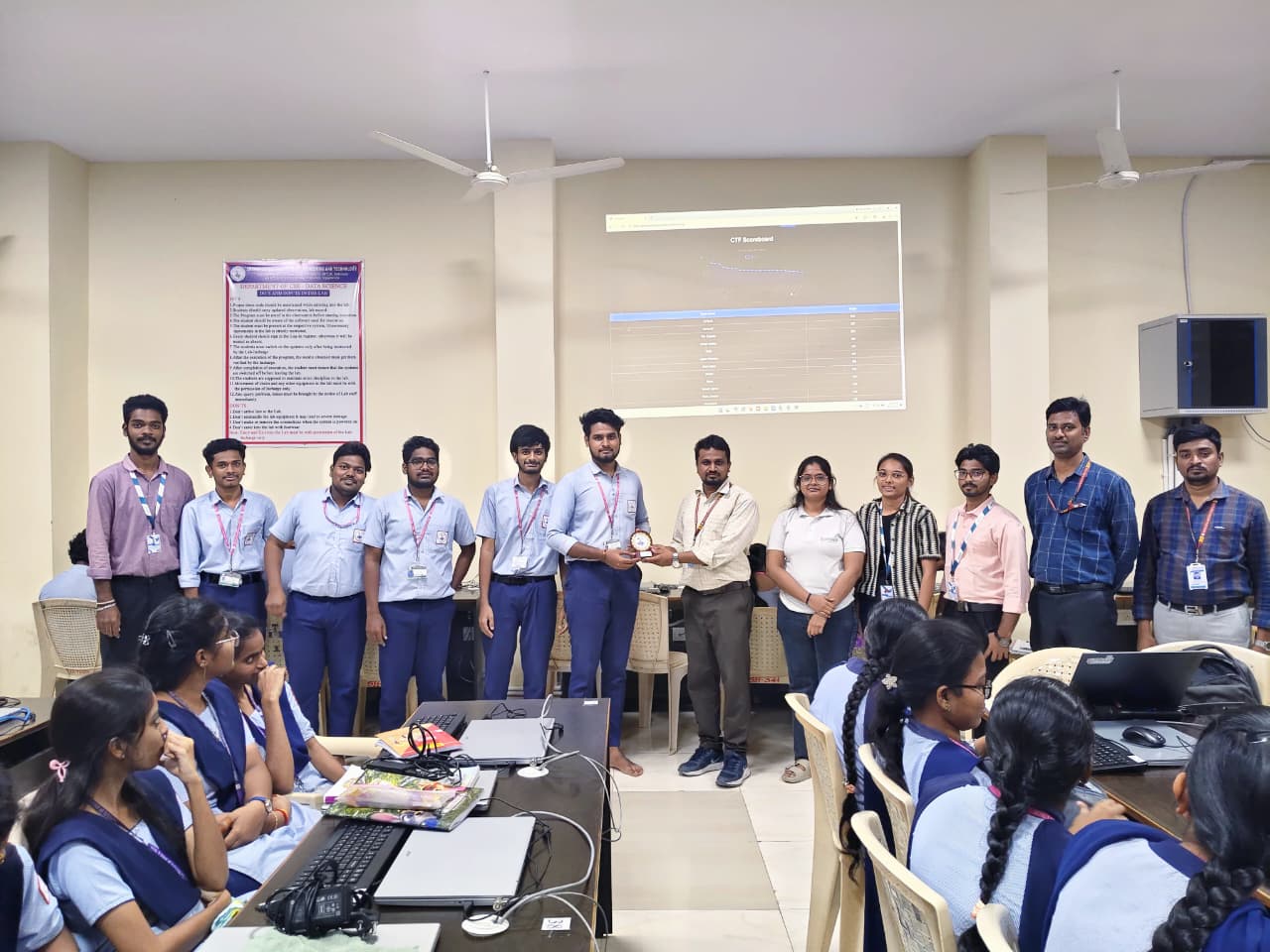 Hackathon  second prize winners 