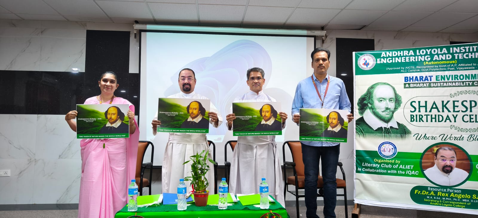 celebrated the birth anniversary of William Shakespeare 